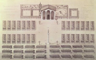 Plan of the Candelaria Mission in Paraguay, engraved by Frederic Sorrieu by A. Demersay